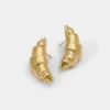 Croissants Button earrings