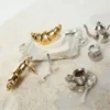Croissants Button earrings
