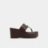 Friegan Slide sandal, Wedge heel