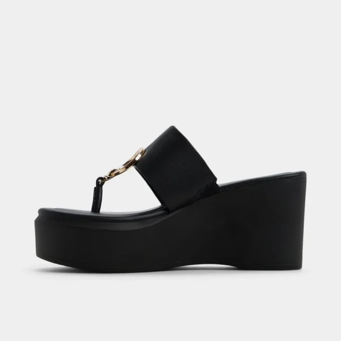 Friegan Slide sandal, Wedge heel
