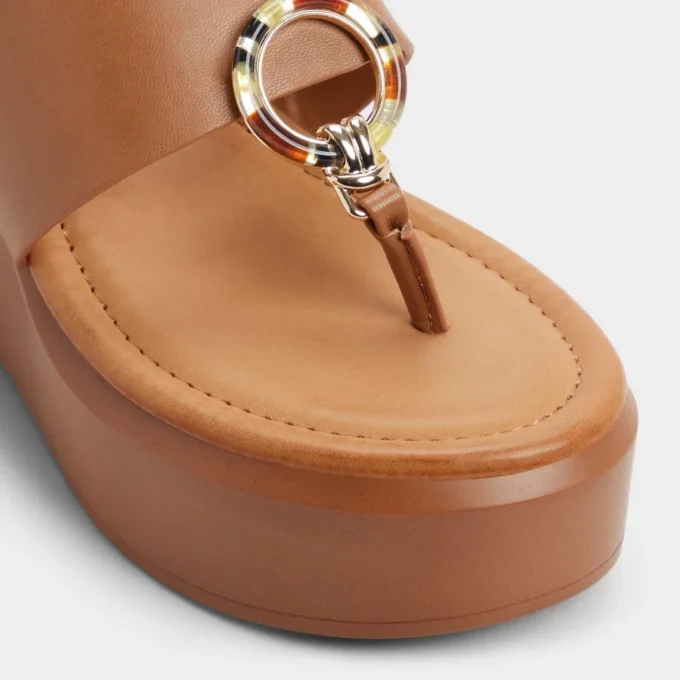 Friegan Slide sandal, Wedge heel