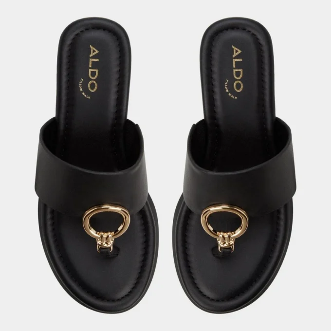 Friegan Slide sandal, Wedge heel