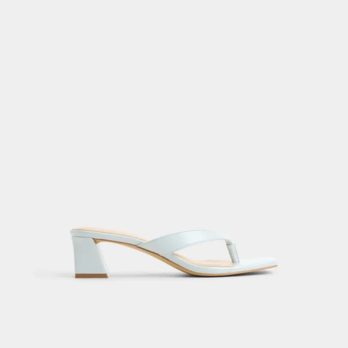 Hazy Block heeled thong sandal