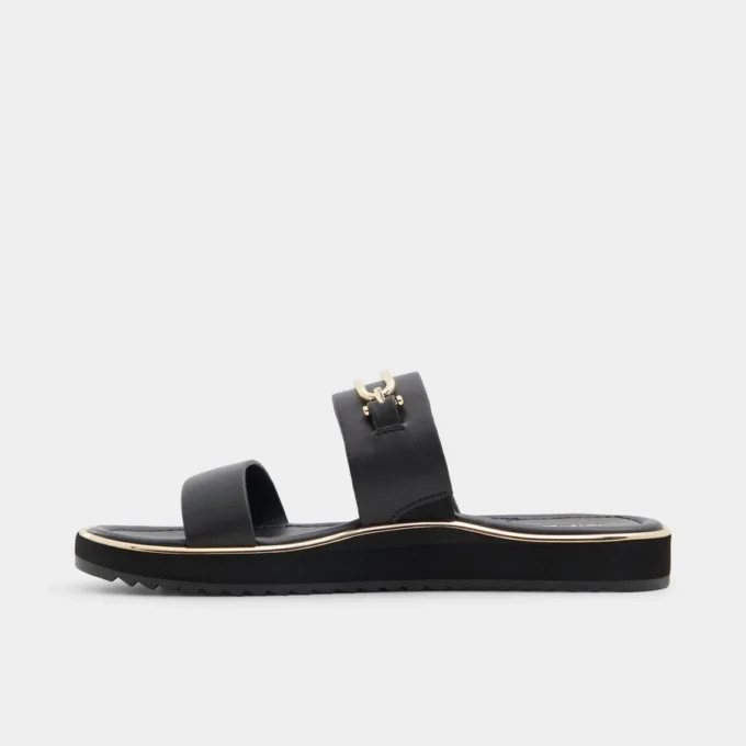 Lagoon Strappy flat sandal, Footbed sandal