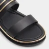 Lagoon Strappy flat sandal, Footbed sandal